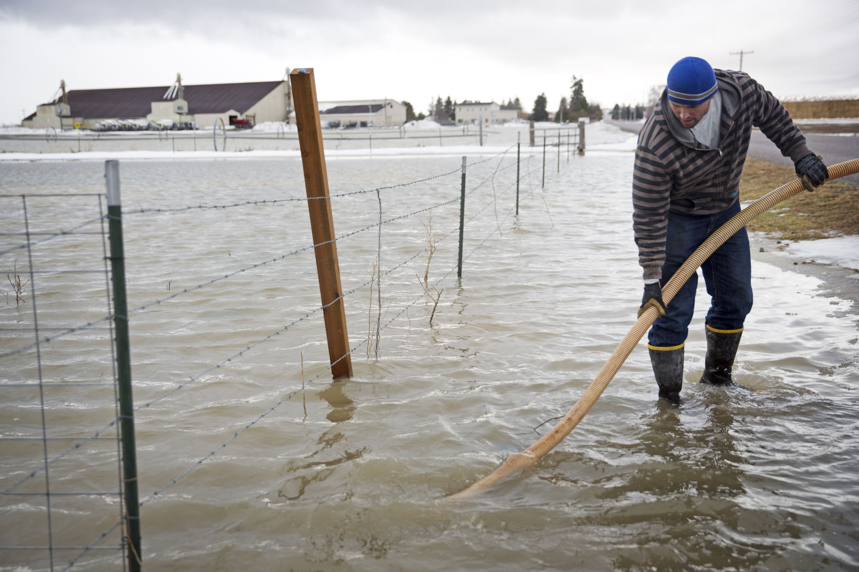 Burley flooding